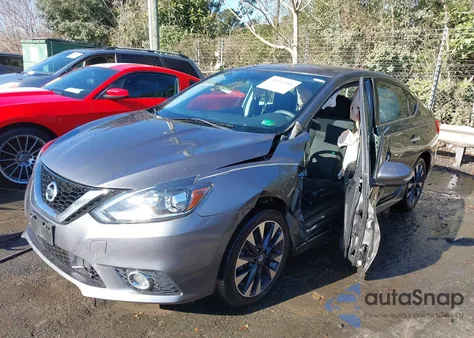 2018 Nissan Sentra Sr из США, поврежденный, VIN 3N1AB7AP4JY213661